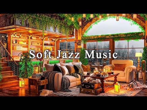 Soothing Jazz Instrumental Music ☕ Relaxing Jazz Music to Studying, Work ~ Cozy Coffee Shop Ambience